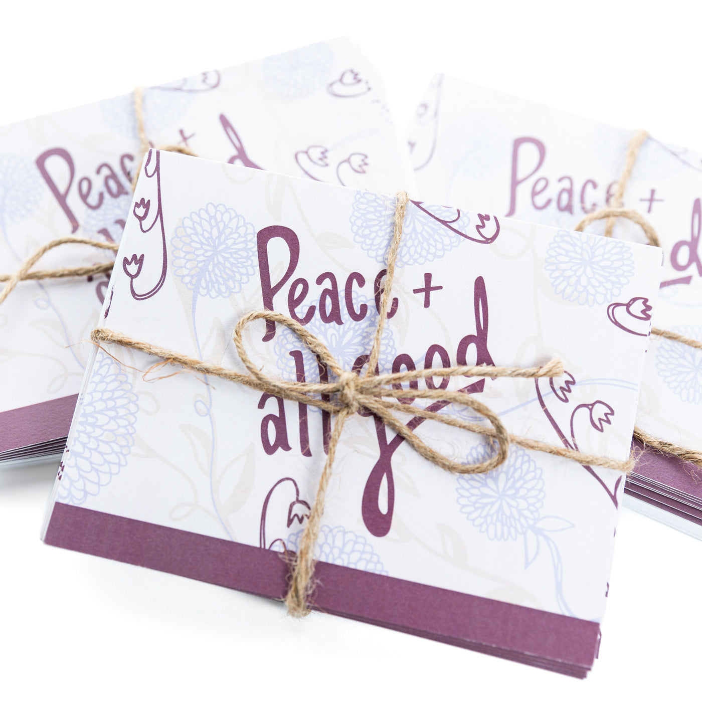 Peace + All Good Notecard Set